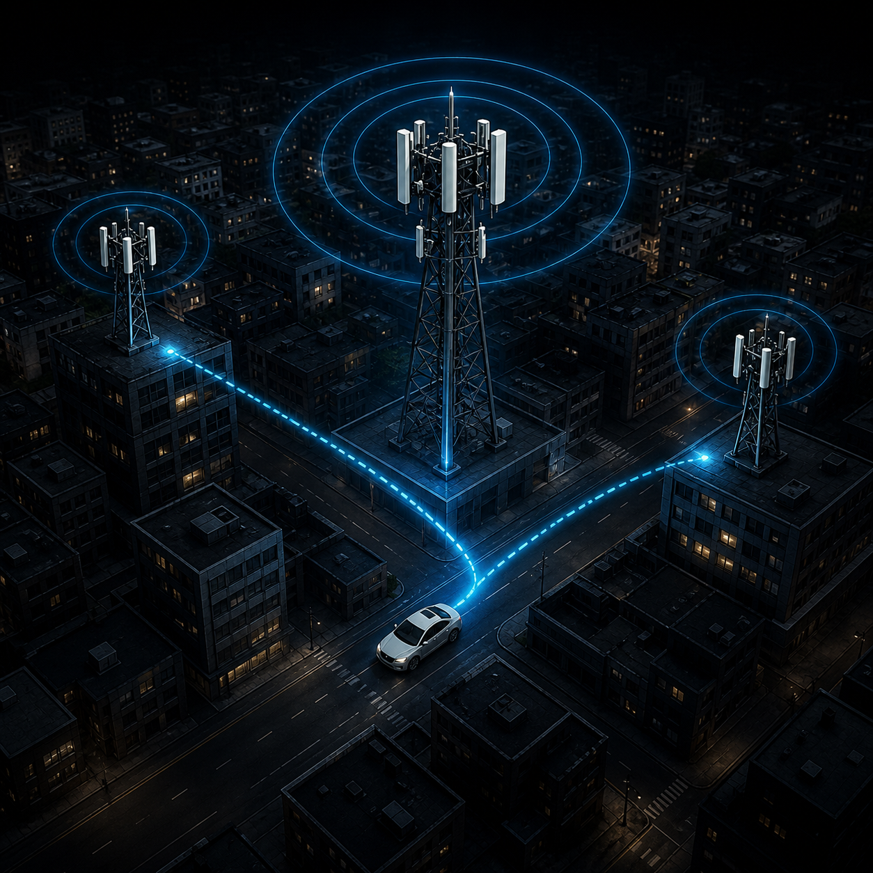 5G network handover visualization